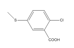 2-Chloro-5-(methylthio) benzoic acid