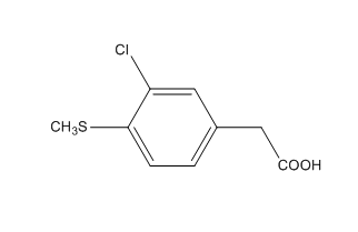 3-Chloro-4-methylthio benzyl acetic acid